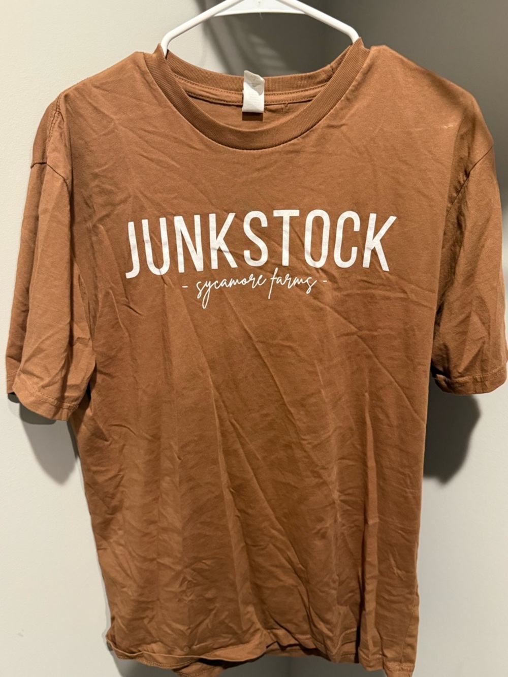 JUNKSTOCK Sycamore Farms Graphic Tee - Rust Brown